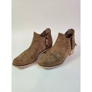 Reef Voyage Low Suede Leather Ankle Boots Sunlight Tan RF0A362B Womens 8.5